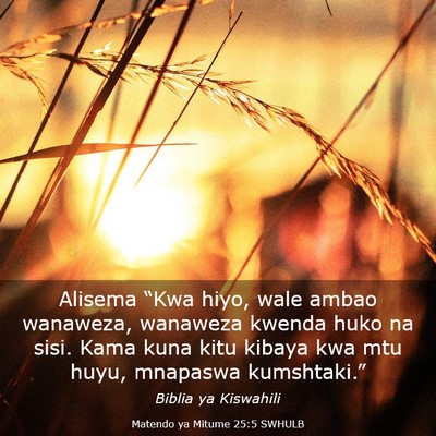 Picture 03 - Matendo ya Mitume 25:5 SWHULB - Alisema “Kwa hiyo, wale ambao wanaweza, - Bible Verse Picture