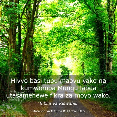 Picture 03 - Matendo ya Mitume 8:22 SWHULB - Hivyo basi tubu maovu yako na kumwomba Mungu - Bible Verse Picture