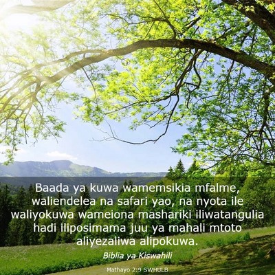 Picture 03 - Mathayo 2:9 SWHULB - Baada ya kuwa wamemsikia mfalme, waliendelea na - Bible Verse Picture