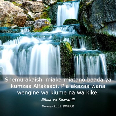 Picture 03 - Mwanzo 11:11 SWHULB - Shemu akaishi miaka miatano baada ya kumzaa - Bible Verse Picture