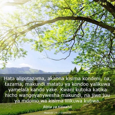 Picture 03 - Mwanzo 29:2 SWHULB - Hata alipotazama, akaona kisima kondeni, na, - Bible Verse Picture