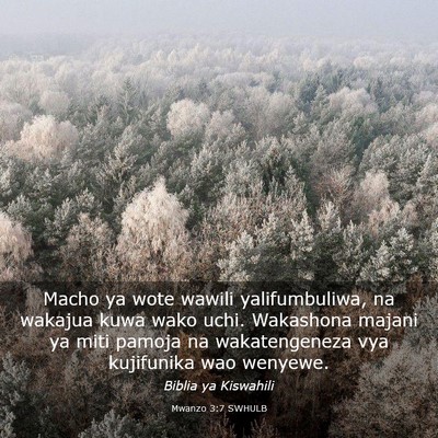 Picture 03 - Mwanzo 3:7 SWHULB - Macho ya wote wawili yalifumbuliwa, na wakajua - Bible Verse Picture