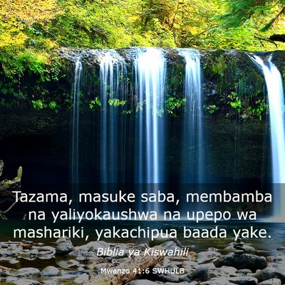 Picture 03 - Mwanzo 41:6 SWHULB - Tazama, masuke saba, membamba na yaliyokaushwa na - Bible Verse Picture