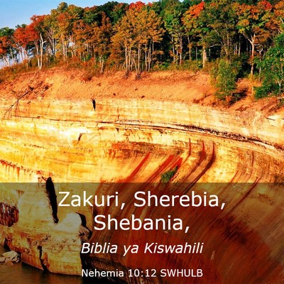 Picture 03 - Nehemia 10:12 SWHULB - Zakuri, Sherebia, - Bible Verse Picture
