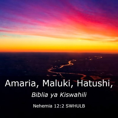 Picture 03 - Nehemia 12:2 SWHULB - Amaria, Maluki, - Bible Verse Picture