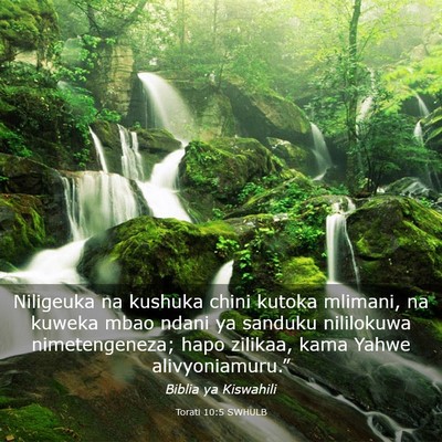Picture 03 - Torati 10:5 SWHULB - Niligeuka na kushuka chini kutoka mlimani, na - Bible Verse Picture