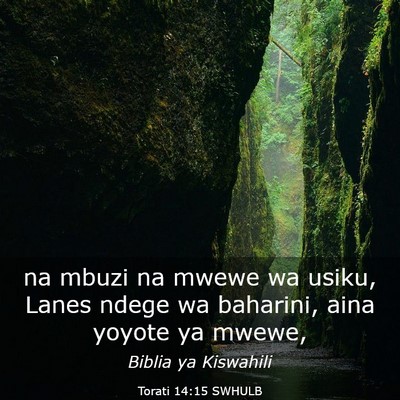 Picture 03 - Torati 14:15 SWHULB - na mbuzi na mwewe wa usiku, Lanes ndege wa - Bible Verse Picture