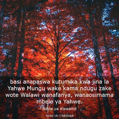 Picture 03 - Torati 18:7 SWHULB - basi anapaswa kutumika kwa jina la Yahwe Mungu - Bible Verse Picture