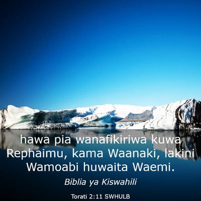 Picture 03 - Torati 2:11 SWHULB - hawa pia wanafikiriwa kuwa Rephaimu, kama - Bible Verse Picture