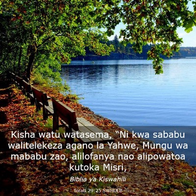 Picture 03 - Torati 29:25 SWHULB - Kisha watu watasema, “Ni kwa sababu - Bible Verse Picture