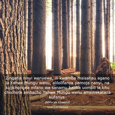Picture 03 - Torati 4:23 SWHULB - Zingatia ninyi wenyewe, ili kwamba msisahau agano - Bible Verse Picture
