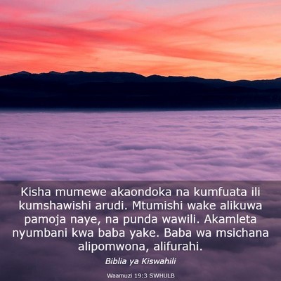 Picture 03 - Waamuzi 19:3 SWHULB - Kisha mumewe akaondoka na kumfuata ili - Bible Verse Picture