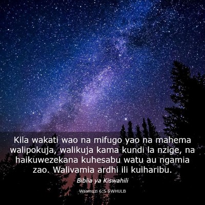 Picture 03 - Waamuzi 6:5 SWHULB - Kila wakati wao na mifugo yao na mahema - Bible Verse Picture