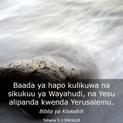 Picture 03 - Yohana 5:1 SWHULB - Baada ya hapo kulikuwa na sikukuu ya Wayahudi, na - Bible Verse Picture