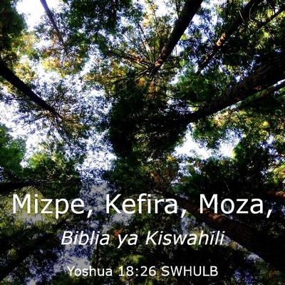 Picture 03 - Yoshua 18:26 SWHULB - Mizpe, Kefira, - Bible Verse Picture