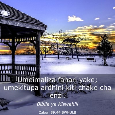Picture 03 - Zaburi 89:44 SWHULB - Umeimaliza fahari yake; umekitupa ardhini kiti - Bible Verse Picture
