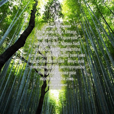 Picture 04 - 1 Samweli 1:23 SWHULB - Mme wake Hana, Elikana, akamwambia, “Fanya yale - Bible Verse Picture