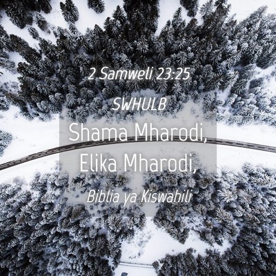 Picture 04 - 2 Samweli 23:25 SWHULB - Shama Mharodi, Elika - Bible Verse Picture