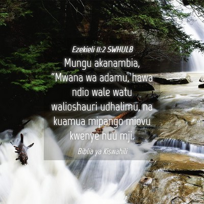 Picture 04 - Ezekieli 11:2 SWHULB - Mungu akanambia, “Mwana wa adamu, hawa ndio - Bible Verse Picture