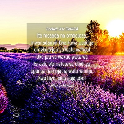 Picture 04 - Ezekieli 21:12 SWHULB - Ita msaada na omboleza, mwanadamu! Kwa kuwa - Bible Verse Picture