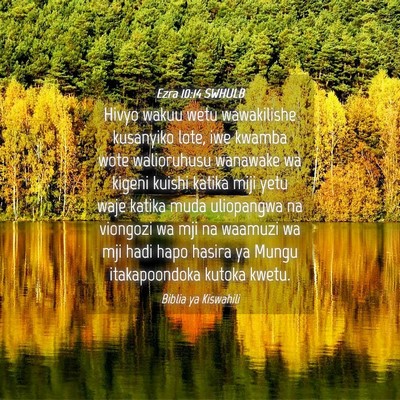 Picture 04 - Ezra 10:14 SWHULB - Hivyo wakuu wetu wawakilishe kusanyiko lote, iwe - Bible Verse Picture