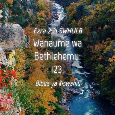 Picture 04 - Ezra 2:21 SWHULB - Wanaume wa Bethlehemu: - Bible Verse Picture