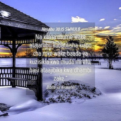 Picture 04 - Hesabu 30:15 SWHULB - Na kama mume wake atajariibu kubatilisha kiapo - Bible Verse Picture