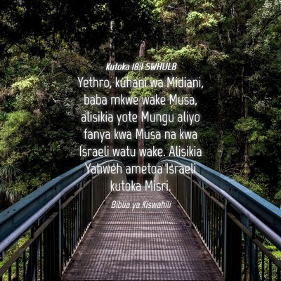 Picture 04 - Kutoka 18:1 SWHULB - Yethro, kuhani wa Midiani, baba mkwe wake Musa, - Bible Verse Picture