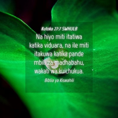 Picture 04 - Kutoka 27:7 SWHULB - Na hiyo miti itatiwa katika viduara, na ile miti - Bible Verse Picture