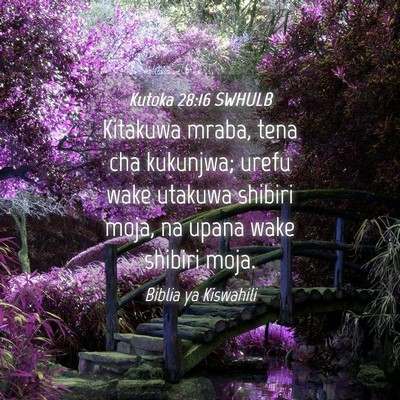 Picture 04 - Kutoka 28:16 SWHULB - Kitakuwa mraba, tena cha kukunjwa; urefu wake - Bible Verse Picture