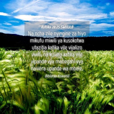 Picture 04 - Kutoka 28:25 SWHULB - Na ncha zile nyingine za hiyo mikufu miwili ya - Bible Verse Picture