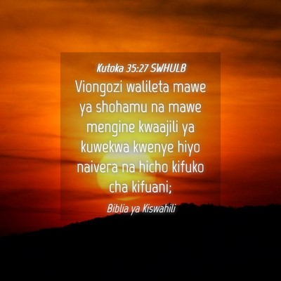 Picture 04 - Kutoka 35:27 SWHULB - Viongozi walileta mawe ya shohamu na mawe mengine - Bible Verse Picture