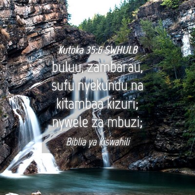 Picture 04 - Kutoka 35:6 SWHULB - buluu, zambarau, sufu nyekundu na kitambaa - Bible Verse Picture