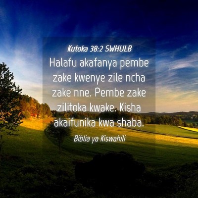 Picture 04 - Kutoka 38:2 SWHULB - Halafu akafanya pembe zake kwenye zile ncha zake - Bible Verse Picture