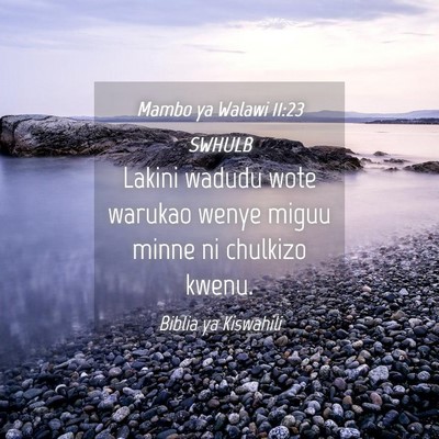 Picture 04 - Mambo ya Walawi 11:23 SWHULB - Lakini wadudu wote warukao wenye miguu minne ni - Bible Verse Picture