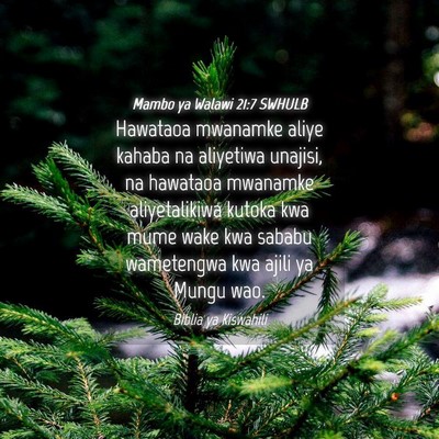 Picture 04 - Mambo ya Walawi 21:7 SWHULB - Hawataoa mwanamke aliye kahaba na aliyetiwa - Bible Verse Picture