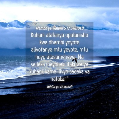 Picture 04 - Mambo ya Walawi 5:13 SWHULB - Kuhani atafanya upatanisho kwa dhambi yoyote - Bible Verse Picture