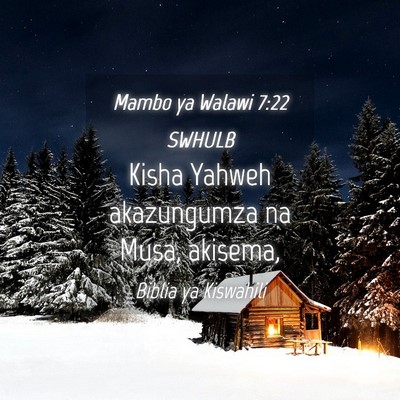 Picture 04 - Mambo ya Walawi 7:22 SWHULB - Kisha Yahweh akazungumza na Musa, - Bible Verse Picture