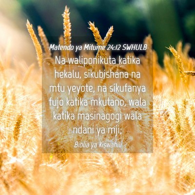 Picture 04 - Matendo ya Mitume 24:12 SWHULB - Na waliponikuta katika hekalu, sikubishana na mtu - Bible Verse Picture