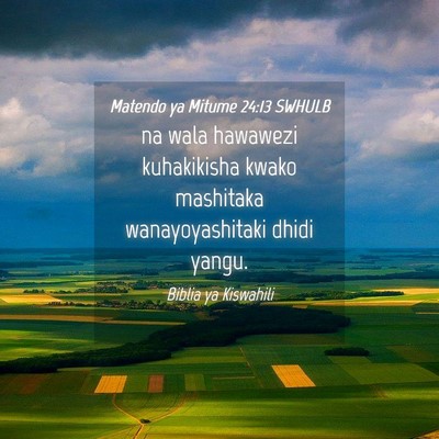 Picture 04 - Matendo ya Mitume 24:13 SWHULB - na wala hawawezi kuhakikisha kwako mashitaka - Bible Verse Picture
