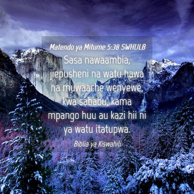 Picture 04 - Matendo ya Mitume 5:38 SWHULB - Sasa nawaambia, jiepusheni na watu hawa na - Bible Verse Picture