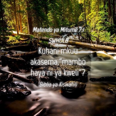 Picture 04 - Matendo ya Mitume 7:1 SWHULB - Kuhani mkuu akasema,”mambo haya ni ya - Bible Verse Picture