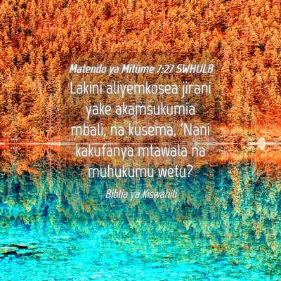 Picture 04 - Matendo ya Mitume 7:27 SWHULB - Lakini aliyemkosea jirani yake akamsukumia mbali, - Bible Verse Picture
