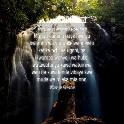 Picture 04 - Matendo ya Mitume 7:6 SWHULB - Mungu alinena naye hivi, ya kwamba wazao wake - Bible Verse Picture