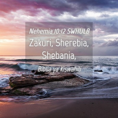Picture 04 - Nehemia 10:12 SWHULB - Zakuri, Sherebia, - Bible Verse Picture