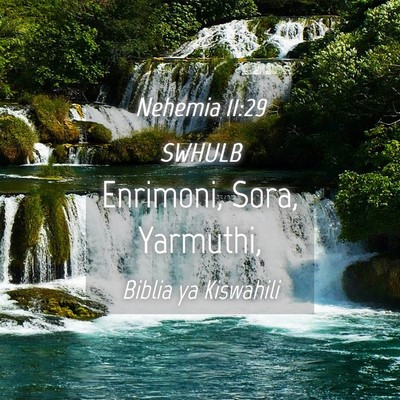 Picture 04 - Nehemia 11:29 SWHULB - Enrimoni, Sora, - Bible Verse Picture