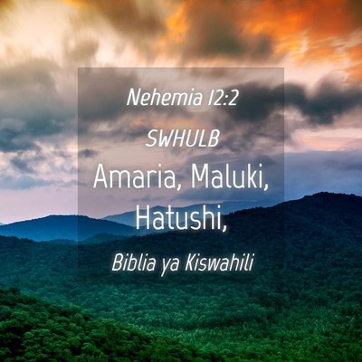 Picture 04 - Nehemia 12:2 SWHULB - Amaria, Maluki, - Bible Verse Picture