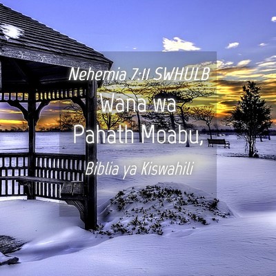 Picture 04 - Nehemia 7:11 SWHULB - Wana wa Pahath - Bible Verse Picture