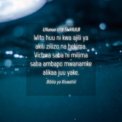 Picture 04 - Ufunuo 17:9 SWHULB - Wito huu ni kwa ajili ya akili zilizo na hekima. - Bible Verse Picture