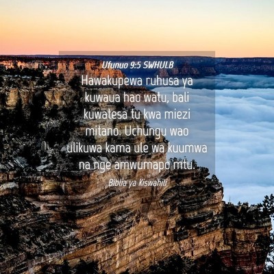 Picture 04 - Ufunuo 9:5 SWHULB - Hawakupewa ruhusa ya kuwaua hao watu, bali - Bible Verse Picture